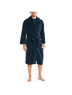 Men's Solid Shawl Robe