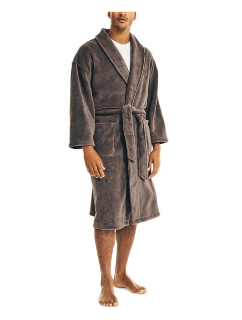 Nautica Men's Solid Shawl Robe