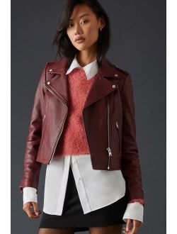 Lamarque Donna Leather Moto Jacket