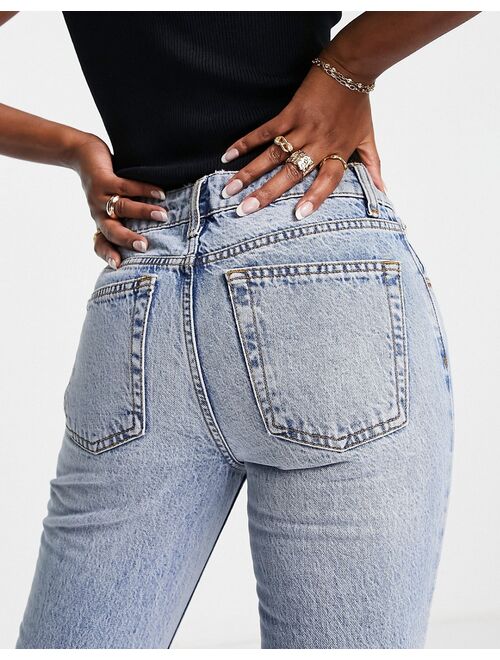 ASOS DESIGN flare jeans in light blue