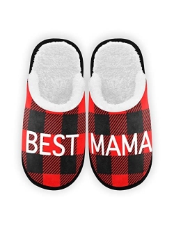 Umidedor Slippers Soft Memory Foam Non-Slip Indoor House Slippers Home Shoes for Bedroom Hotel Travel Spa