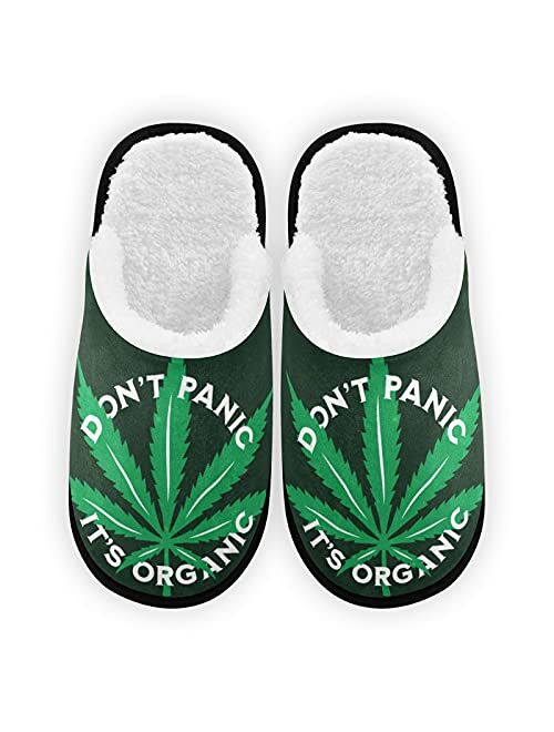 Umidedor Slippers Soft Memory Foam Non-Slip Indoor House Slippers Home Shoes for Bedroom Hotel Travel Spa