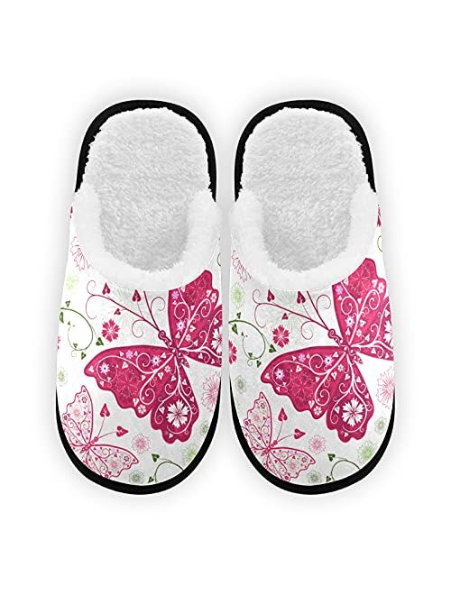 Umidedor Slippers Soft Memory Foam Non-Slip Indoor House Slippers Home Shoes for Bedroom Hotel Travel Spa