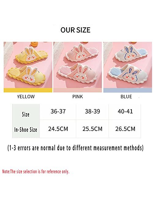 Generic Funny Slippers Women Cute Animal Ladies Slippers Comfy Fluffy Warm Winter House Slippers