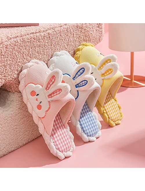 Generic Funny Slippers Women Cute Animal Ladies Slippers Comfy Fluffy Warm Winter House Slippers