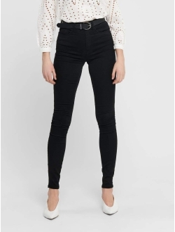 ONLY Womens Black Skinny Jeans