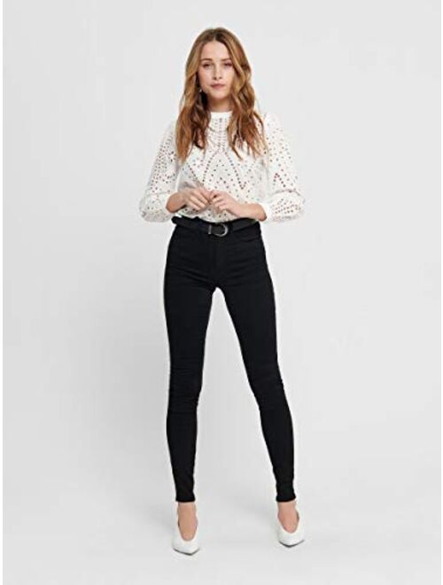 ONLY Womens Black Skinny Jeans