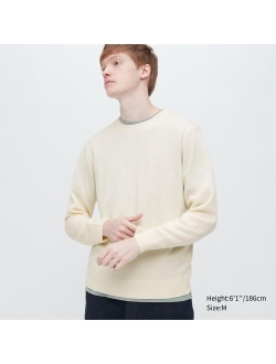 Cashmere Crew Neck Long-Sleeve Sweater