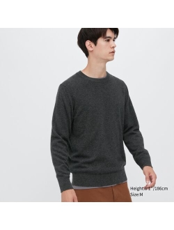 Cashmere Crew Neck Long-Sleeve Sweater