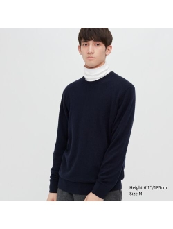 Cashmere Crew Neck Long-Sleeve Sweater