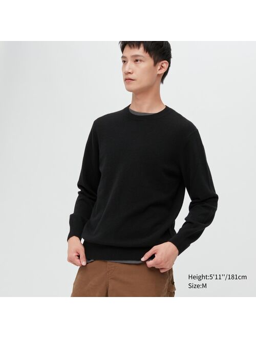 Uniqlo Cashmere Crew Neck Long-Sleeve Sweater