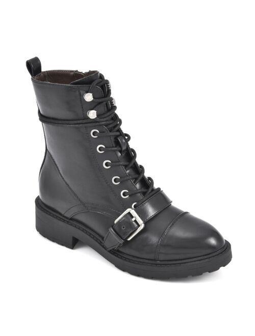 WHITE MOUNTAIN Women's Decree Lug Sole Combat Boots