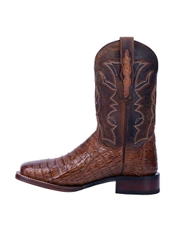 Men's Kingsly Caiman Square Toe Cowboy Boots Western