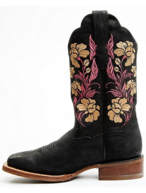 Dan Post Women's Asteria Floral Western Boot Square Toe - Dp4933