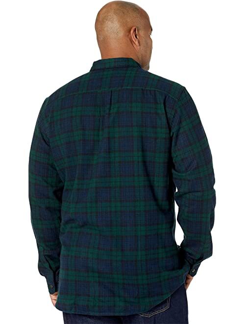 L.L.Bean Scotch Plaid Flannel Traditional Fit Shirt - Tall