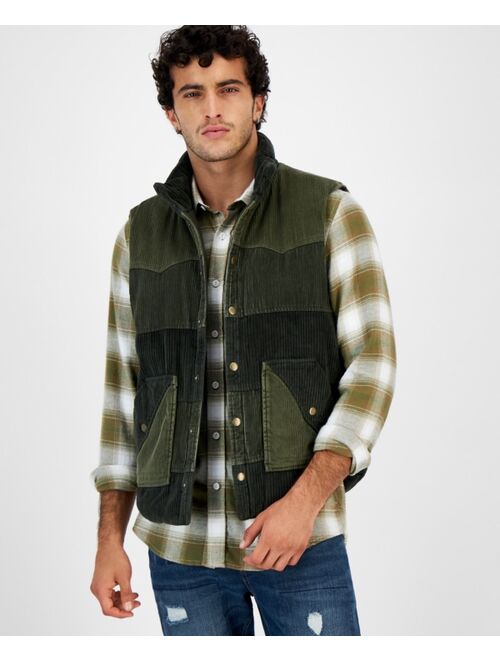 SUN + STONE Men's Daniel Corduroy Vest, Created for Macy's