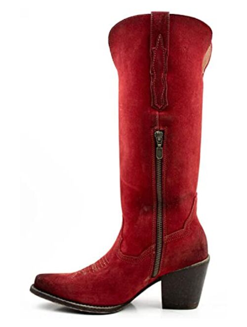 Dan Post Women's Rebeca Western Tall Boot Snip Toe - Dp4370