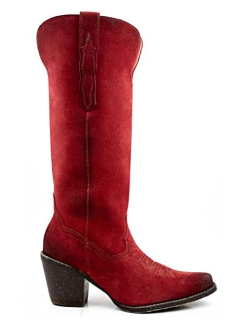 Dan Post Women's Rebeca Western Tall Boot Snip Toe - Dp4370