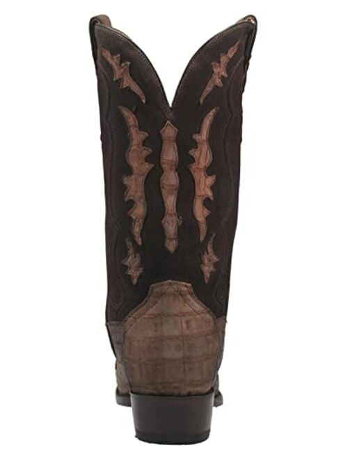 Dan Post Men's Stalker Exotic Caiman Western Boot Square Toe - Dp3090