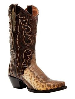 Women's Karung Snake Exotic Western Boot Snip Toe - Dps704