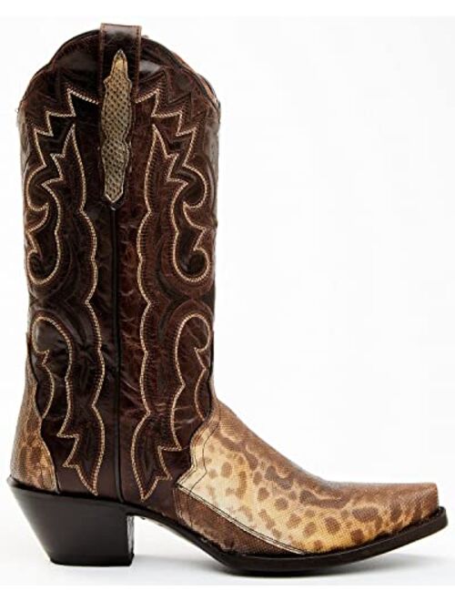 Dan Post Women's Karung Snake Exotic Western Boot Snip Toe - Dps704