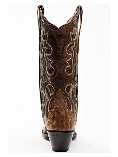 Dan Post Women's Karung Snake Exotic Western Boot Snip Toe - Dps704