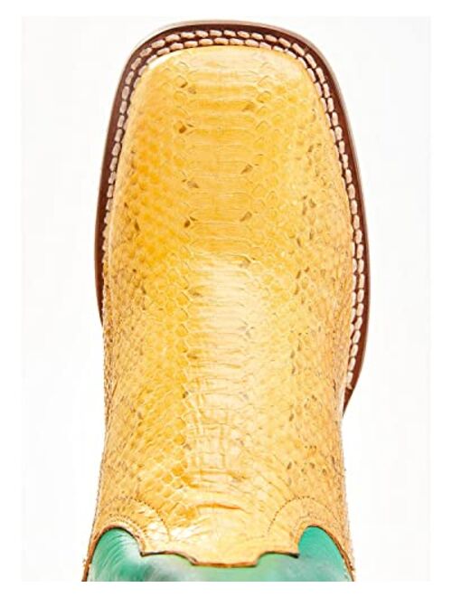 Dan Post Women's Exotic Watersnake Skin Western Boot Wide Square Toe