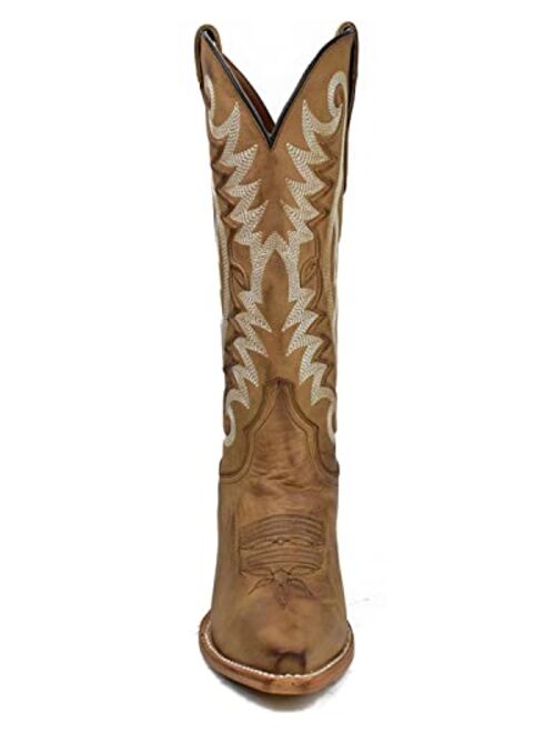 Dan Post Women's Magic Fashion Tall Western Boot Snip Toe - Dp4366