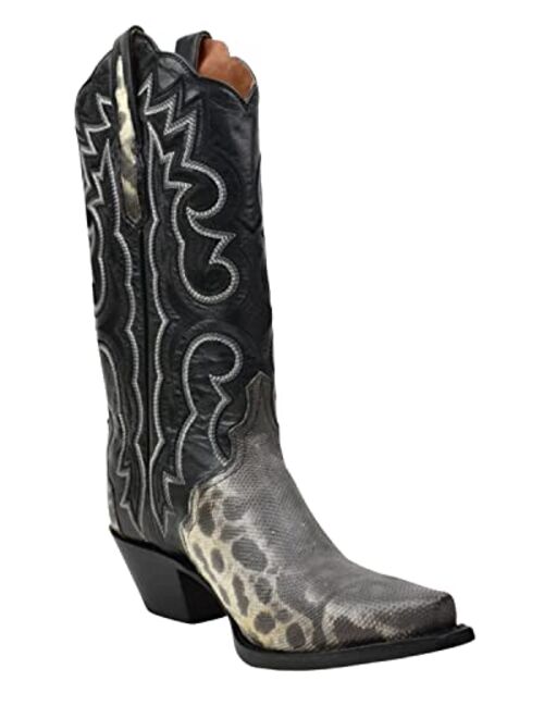 Dan Post Women's Karung Snake Exotic Western Boot Snip Toe - Dps705