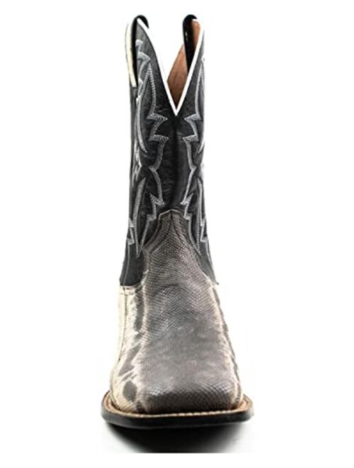 Dan Post Men's Kauring Snake Exotic Western Boot Broad Square Toe - Dps706