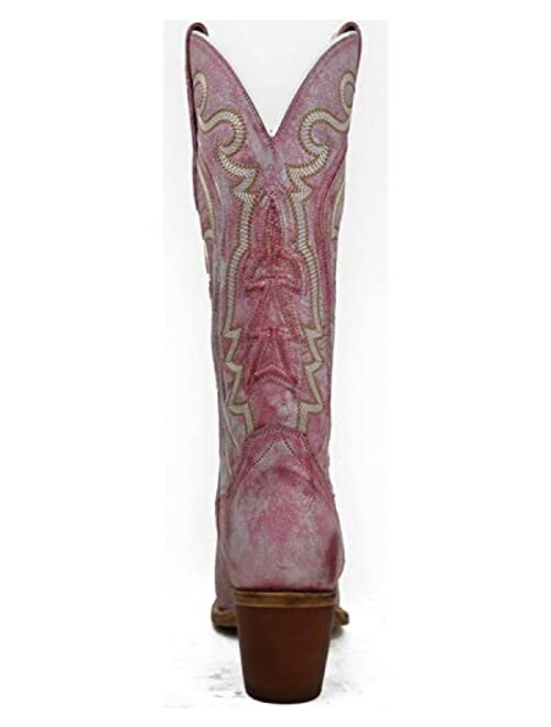 Dan Post Women's Cherry Bomb Tall Western Boot Snip Toe - Dp80173