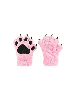 Lazy One Animal Paw Mittens for Adults and Kids