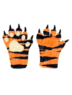 Lazy One Animal Paw Mittens for Adults and Kids