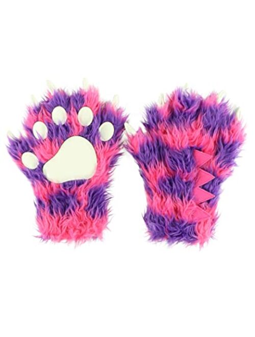 Lazy One Animal Paw Mittens for Adults and Kids