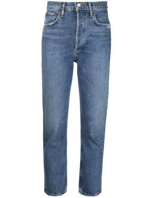 Agolde cropped denim jeans