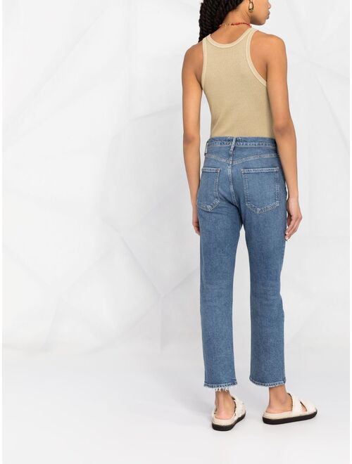 Agolde cropped denim jeans