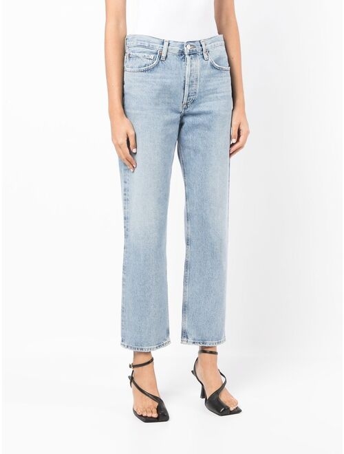 AGOLDE mid-rise straight-leg jeans