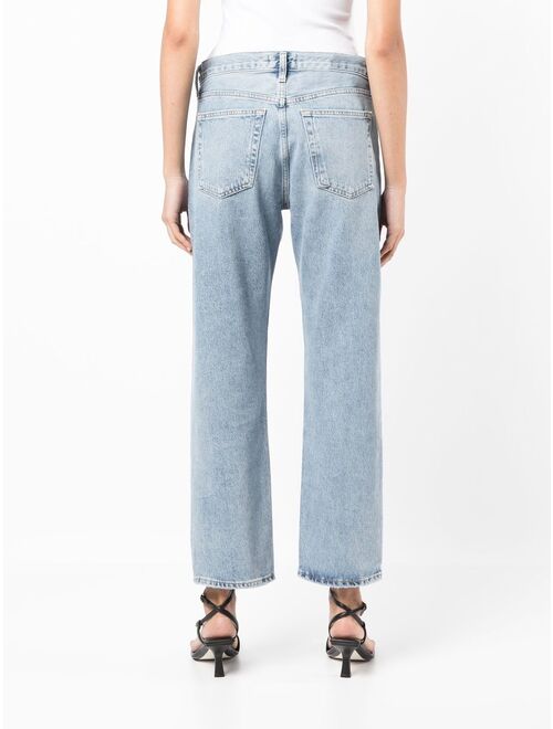 AGOLDE mid-rise straight-leg jeans