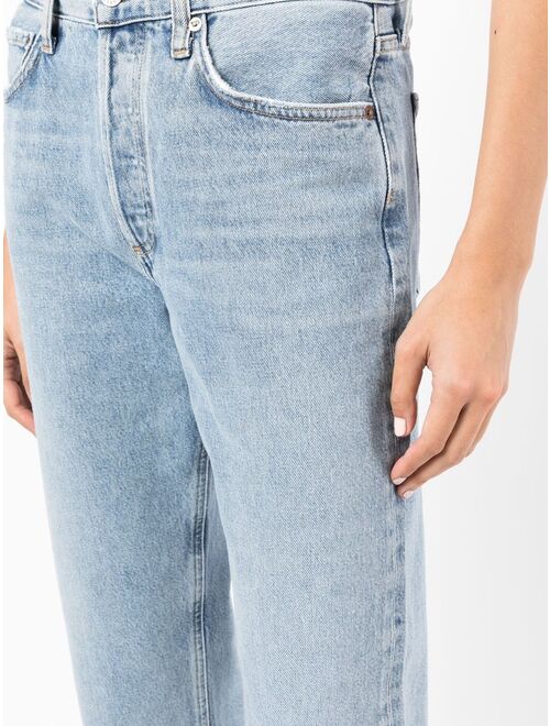 AGOLDE mid-rise straight-leg jeans