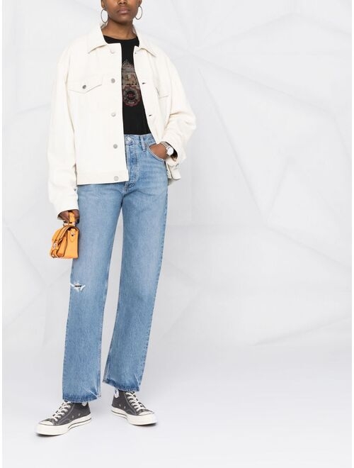 AGOLDE cropped denim jeans