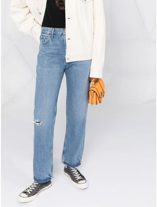 AGOLDE cropped denim jeans