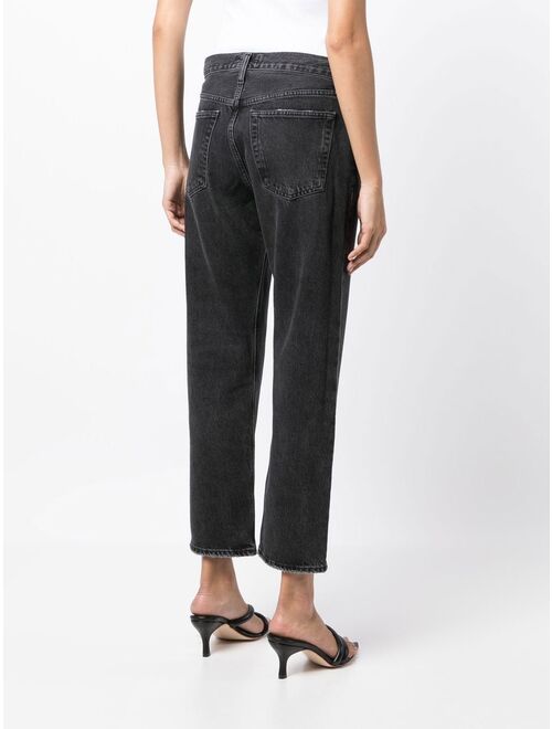 AGOLDE straight-leg cropped jeans