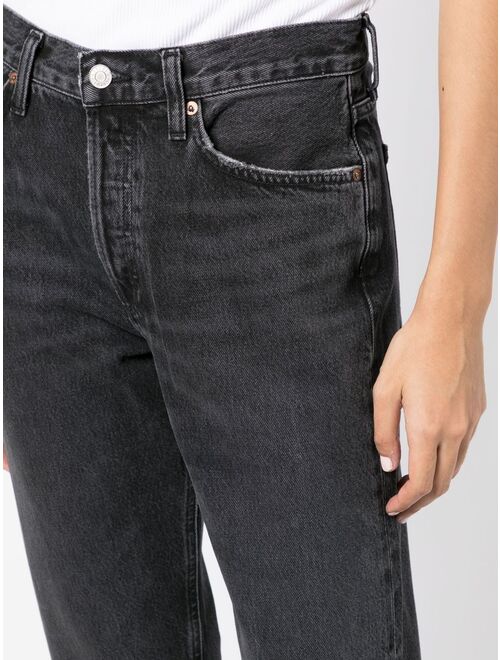 AGOLDE straight-leg cropped jeans