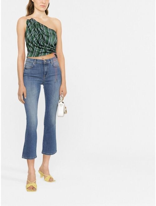 PINKO cropped bootcut jeans