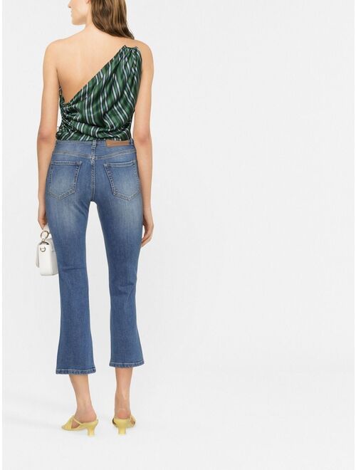 PINKO cropped bootcut jeans