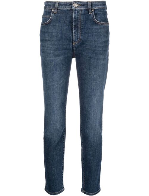 PINKO slim-cut washed jeans