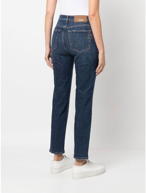 PINKO slim-cut washed jeans