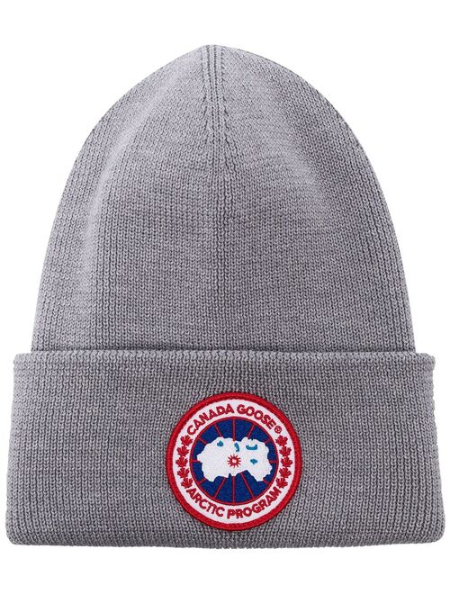 Canada Goose Arctic Disc ribbed-knit beanie