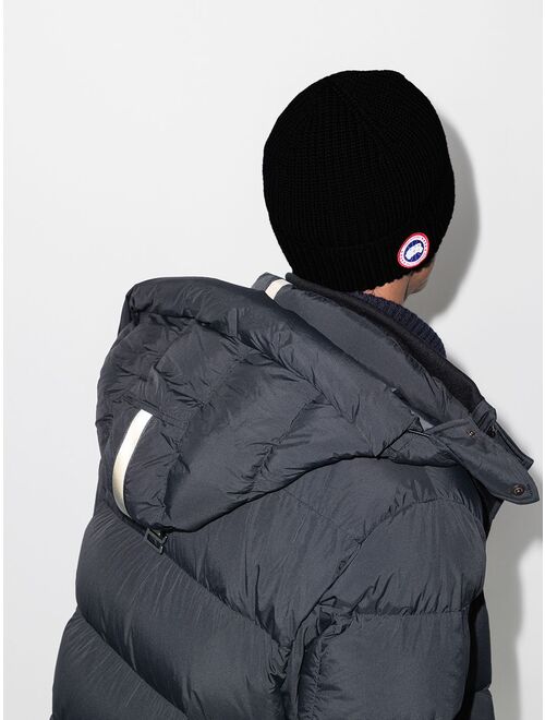 Canada Goose Arctic Disc ribbed-knit beanie