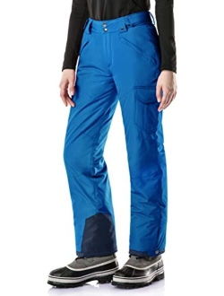 TSLA Women's Winter Snow Pants, Waterproof Insulated Ski Pants, Ripstop Snowboard Bottoms